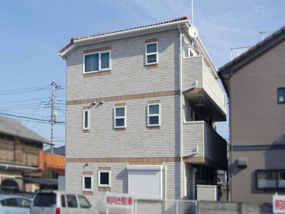 11坪の狭小地をフル活用した、さいたま市の３階建て住宅